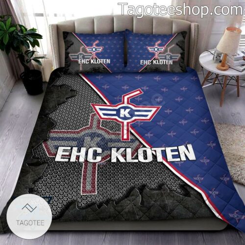 EHC Kloten Logo Quilt Bed Set