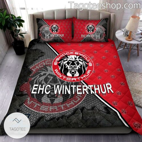 EHC Winterthur Logo Quilt Bed Set