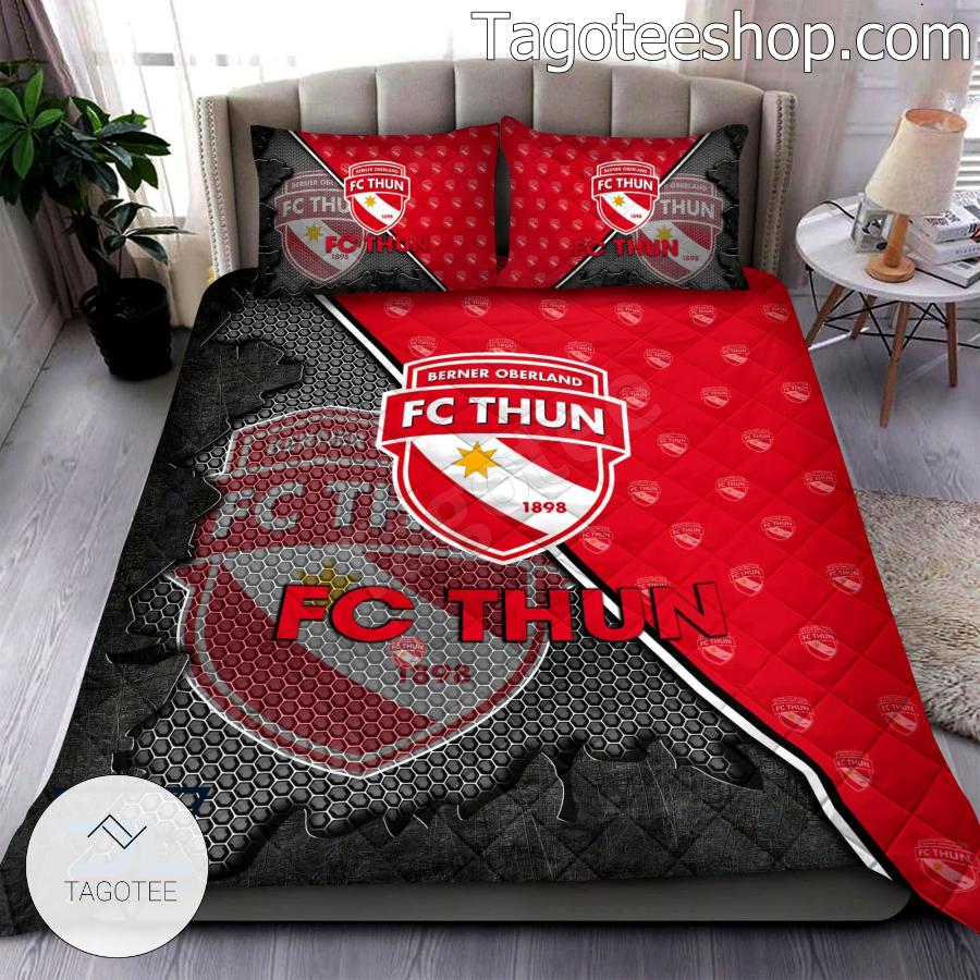 FC Thun Logo Quilt Bed Set