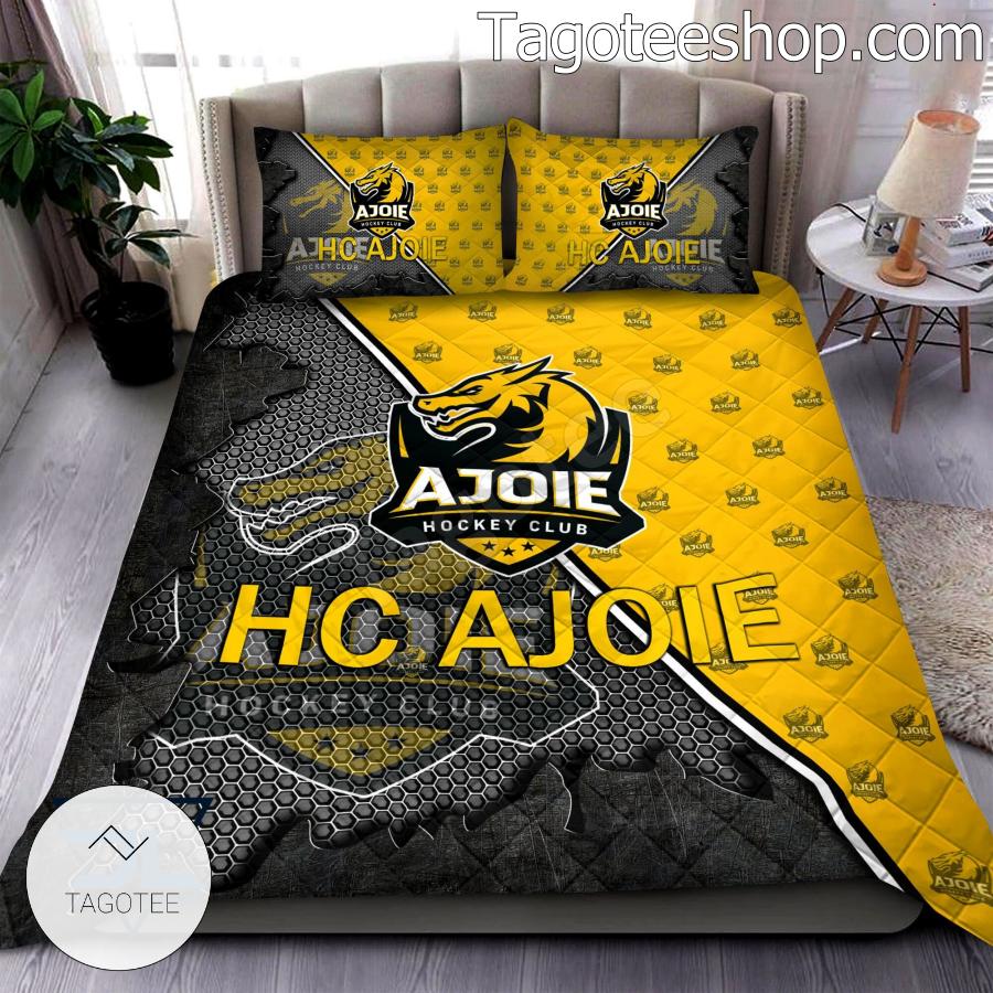 HC Ajoie Logo Quilt Bed Set