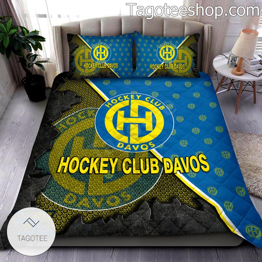 HC Davos Logo Quilt Bed Set