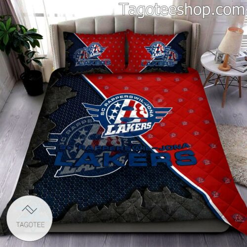 SC Rapperswil-Jona Lakers Logo Quilt Bed Set
