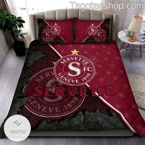 Servette FC Logo Quilt Bed Set