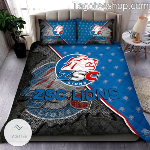 ZSC Lions Logo Quilt Bed Set