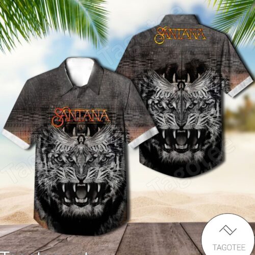 Santana Iv Album Cover Style 2 Hawaiian Shirt