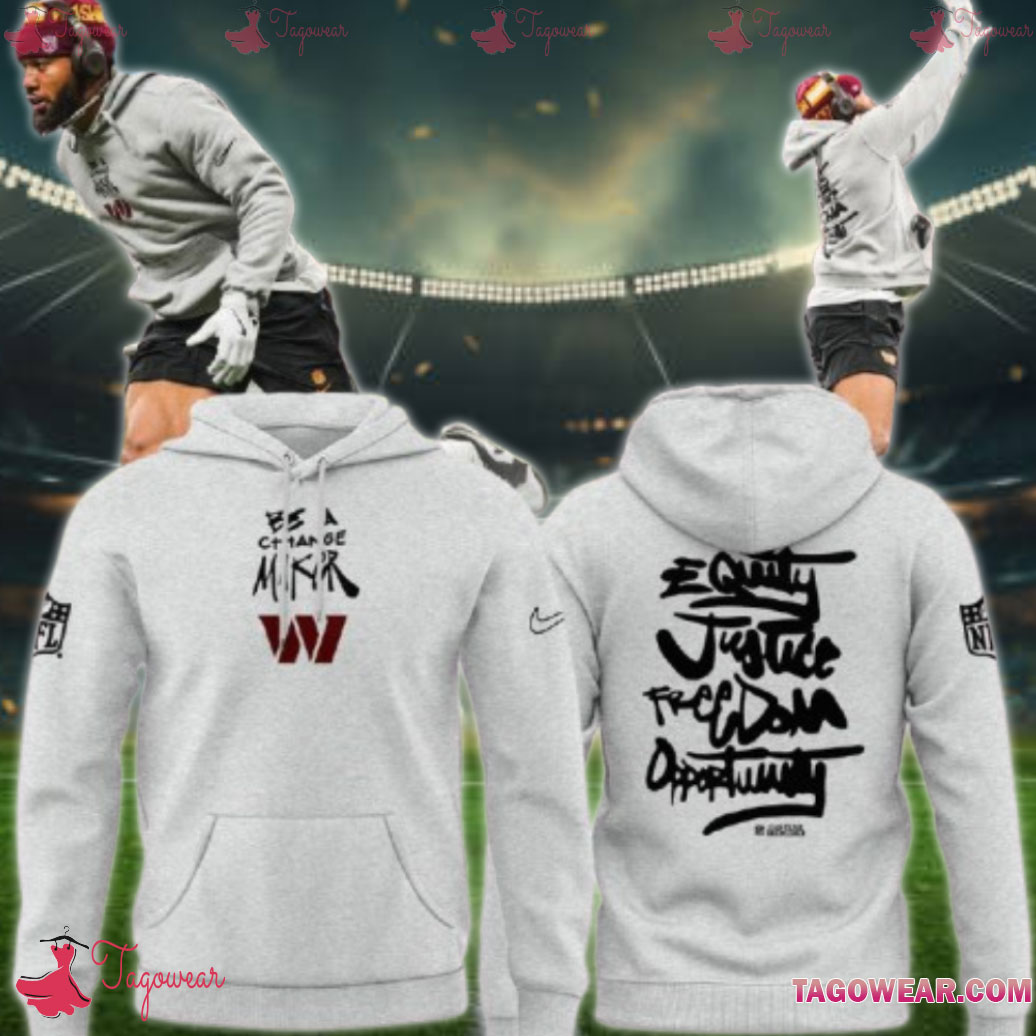 Washington Commanders NFL Inspire Change Justice Opportunity Equality Freedom Hoodie a