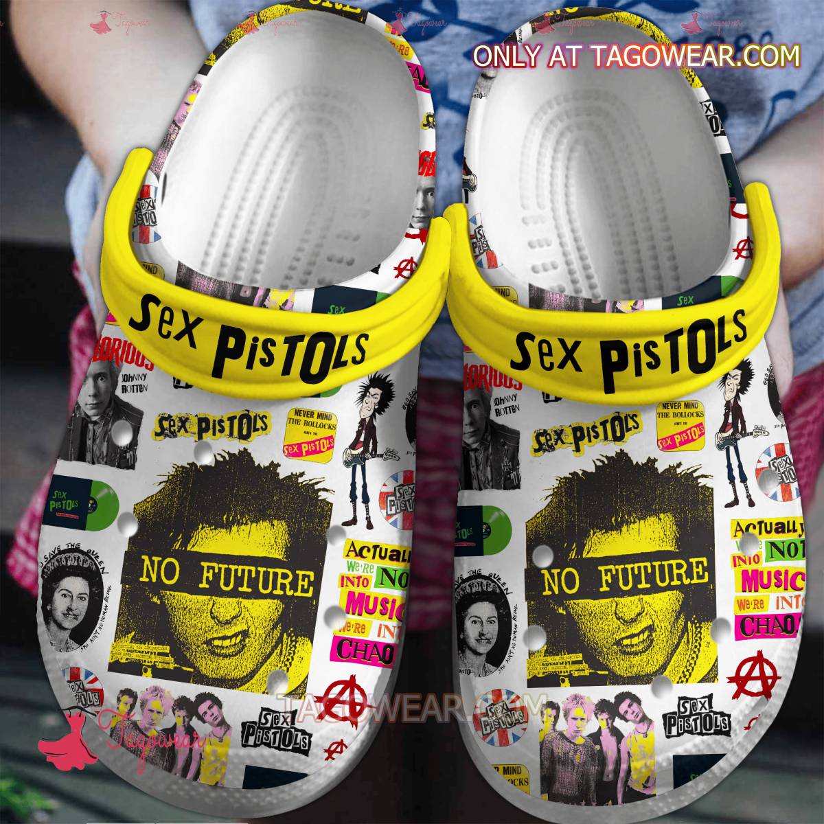 Sex Pistols No Future Crocs YFnWlpt