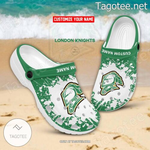London-Knights Personalized Crocs Clogs - EmonShop LyAIerc